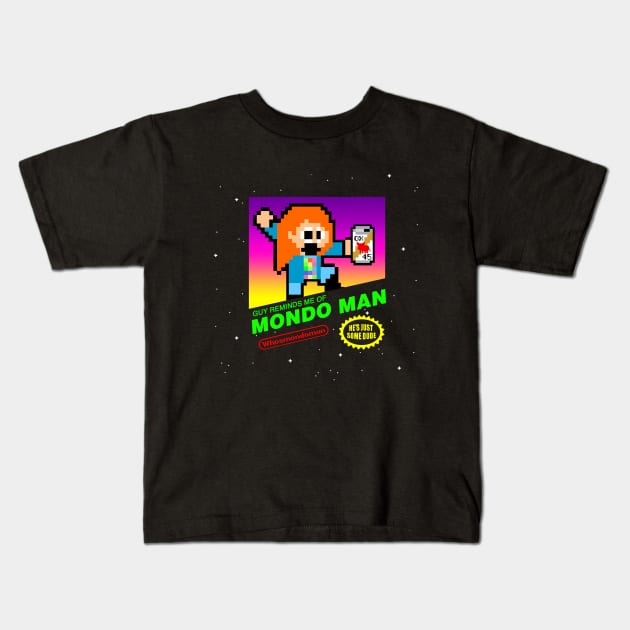 Mondo Man Kids T-Shirt by mondoman